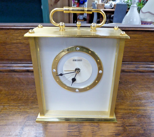 Seiko quartz alarm mantel - quartz,