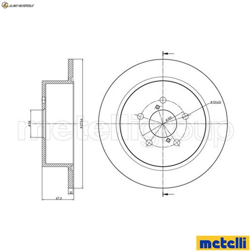 Brake discs 1397c for - 2x,