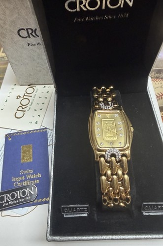 Croton swiss quartz wristwatch - croton,