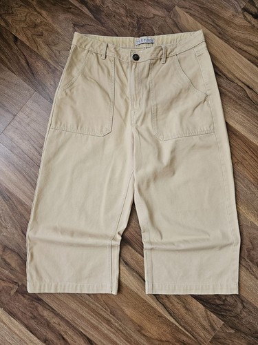 Denim beige cropped - co,