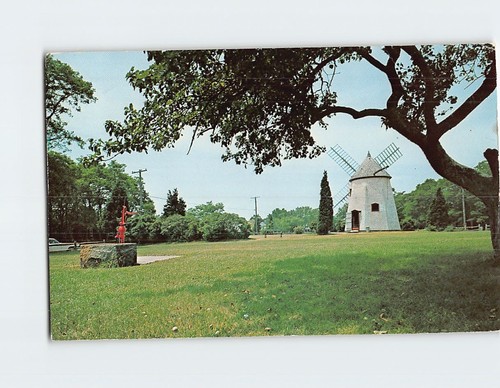 Postcard easthams old windmill - easthams,
