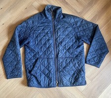 Barbour Flyweight Quilted Jacket Blue Size M – Lightweight Classic Coat