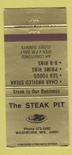 Matchbook Cover - The Steak