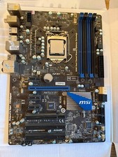 MSI P67S-C43 B3 Motherboard with insert and Intel core i5 2400 CPU