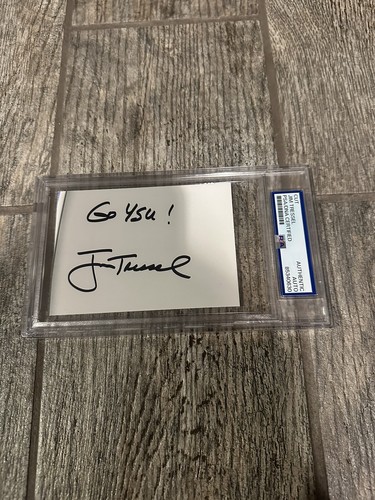 Jim tressel signed youngstown - tressel,