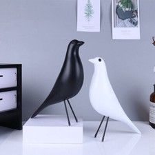 Resin Bird Pigeon Dove Desk Ornament Retro Vitra Eames House Home Office Decor