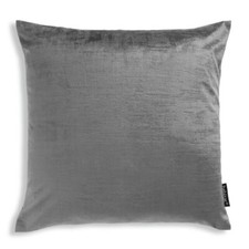 Habitat Textured Velvet Cushion Cover - Grey - 43X43cm (1308)