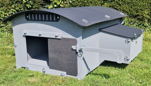 Recycled plastic chicken - recycled, coop