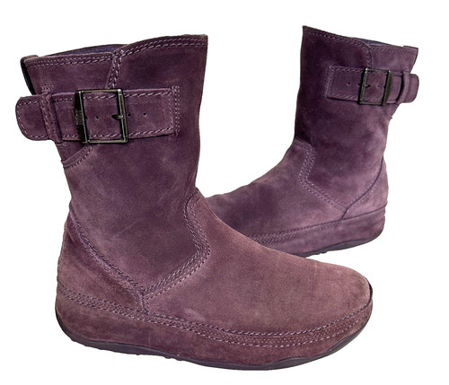 Ladies fitflop purple suede - ladies,