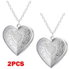 2Pc Alloy Open Picture Locket
