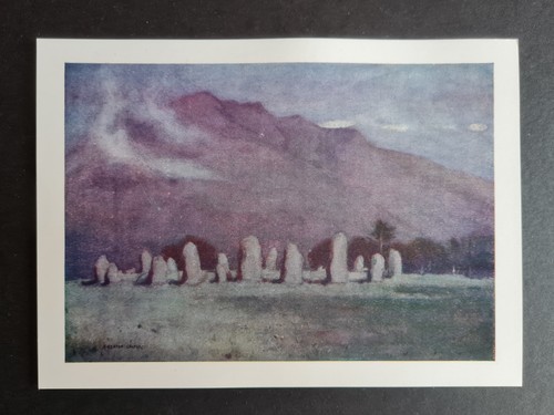 Antique 1908 print - ,