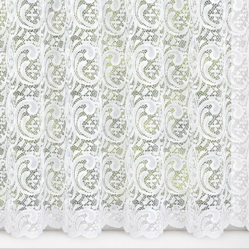 White lace net - white, sold