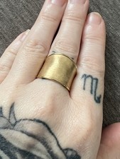 Marco Bicego Lunaria 18k Gold Wide Band Ring