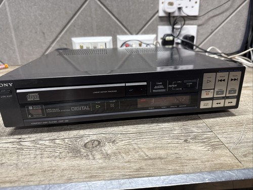 Sony cdp 102 player - cd, 1984
