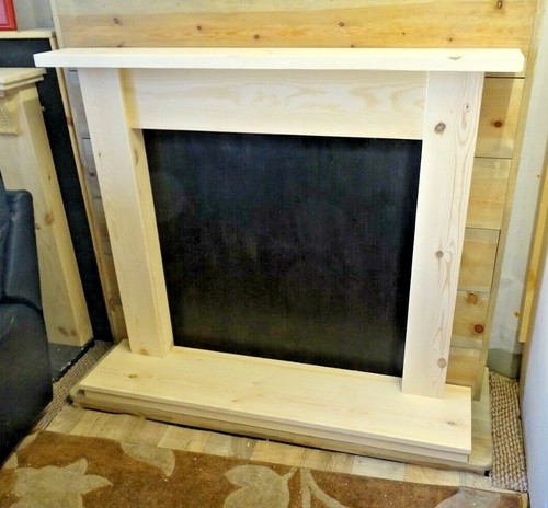 Large chunky pine surround - ,