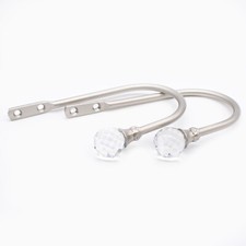 2PC Silver Jewel Curtain