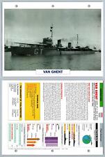 Van Ghent - 1926 - Destroyers - Atlas Warships Maxi Card