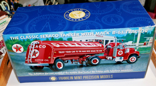 Franklin mint texaco tanker - mint,