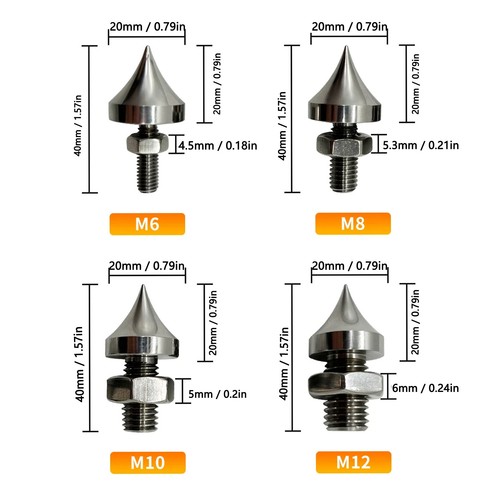 Hifi speaker spike - hifi, stainless