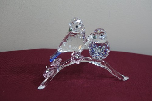 Swarovski chickadee couple - swarovski,