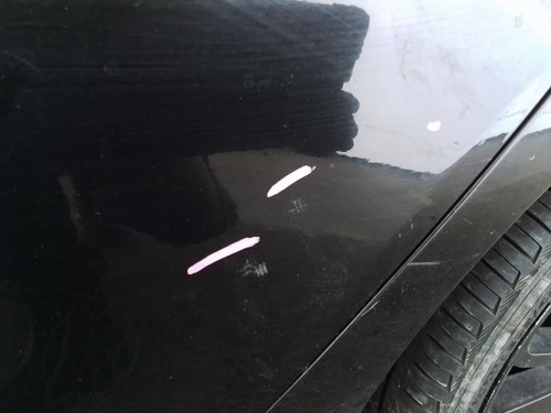 Rear passenger door left black - passenger,