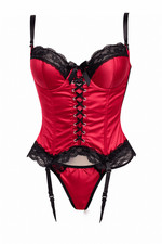 Ladies Satin Basque Bustier