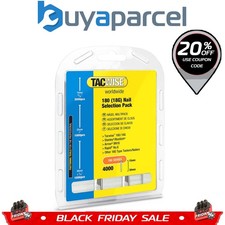 Tacwise 0205 18G 15-30mm Brad Nails Galvanised 4000 Mixed Pack - Duo 35 181 191