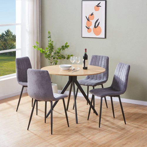 Aspen light oak effect round - light-oak,