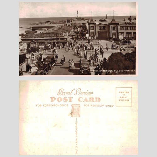 Vintage postcard pier - vintage,