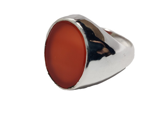 Natural red carnelian men - natural, men's