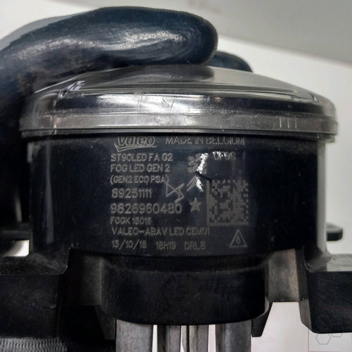 Fog lamp citroen ber - lh, e-c4