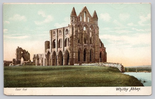 Whitby abbey east end vintage - whitby,