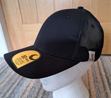 Carhartt Rugged Professional Series Cap Black. Mesh Back One Size #AH3056-M BNWT