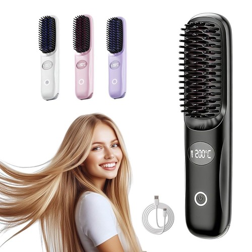 Glow wave heated brush - brush, for