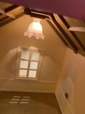 Sylvanian Families Beechwood Hall SPARES Pink Ceiling WORKING light Calico GC