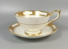 AYNSLEY EMPRESS WHITE & GOLD
