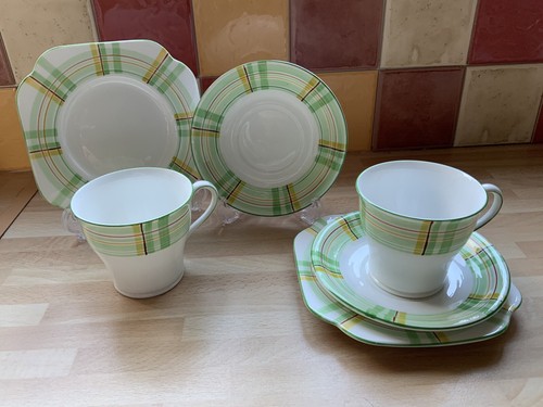 Vintage colclough china green - vintage,