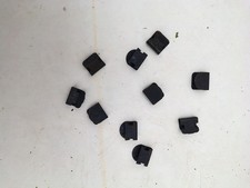 TRIUMPH SPITFIRE, GT6, STAG, HERALD SEAT COVER EDGE FITTING CLIPS x 10 (GHF1500)