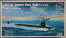 Riich 1/350 USS Los Angeles US Navy Fast Attack Submarine SSN-688 Model kit