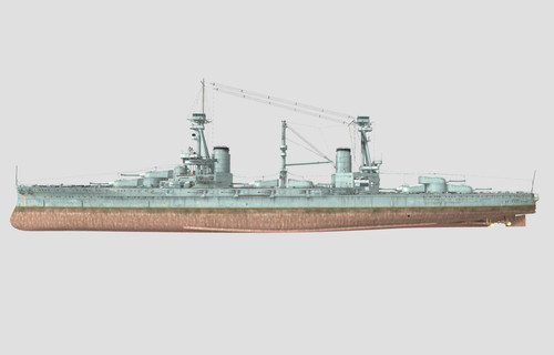 100 hms agincourt - 1/100, battleship