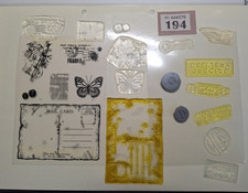 TATTERED POSTCARD AND POSTAGE