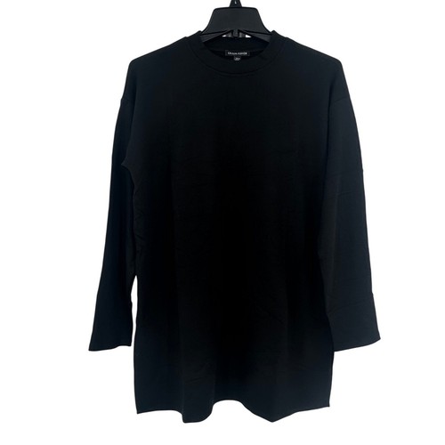 Eileen fisher black crew - fisher, neck