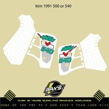 1991 KTM 500 Rad and Tank