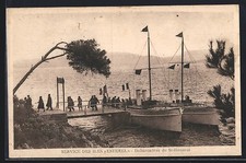 St. Honorat, crossing to the island of Esterel, postcard 