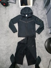 Old Season Black Nike Tech Fleece Tracksuit XS