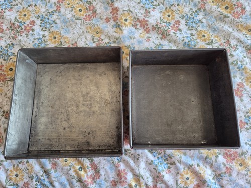 Vintage cake tins - cake,