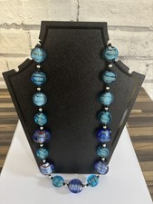 VINTAGE MURANO AQUAMARINE/ SKY