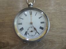 KENDAL & DENT ANTIQUE SILVER GENTS  POCKET WATCH