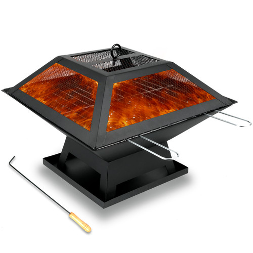 Charcoal bbq grill stand pit - charcoal,