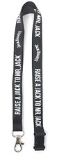 Jack Daniel's Lanyard - Raise a Glass to Mr Jack - New - UK Seller